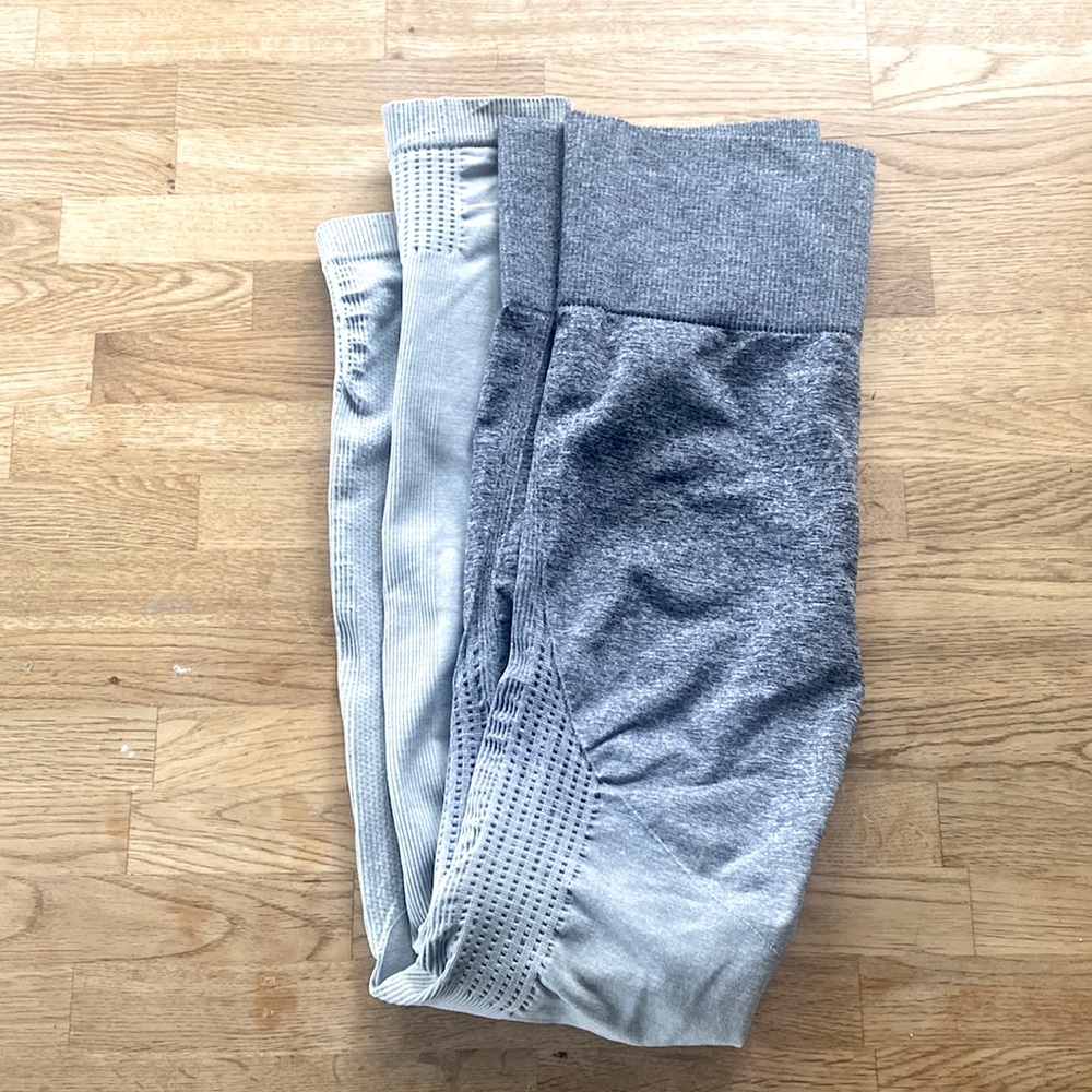 Grey Ombré Workout Leggings